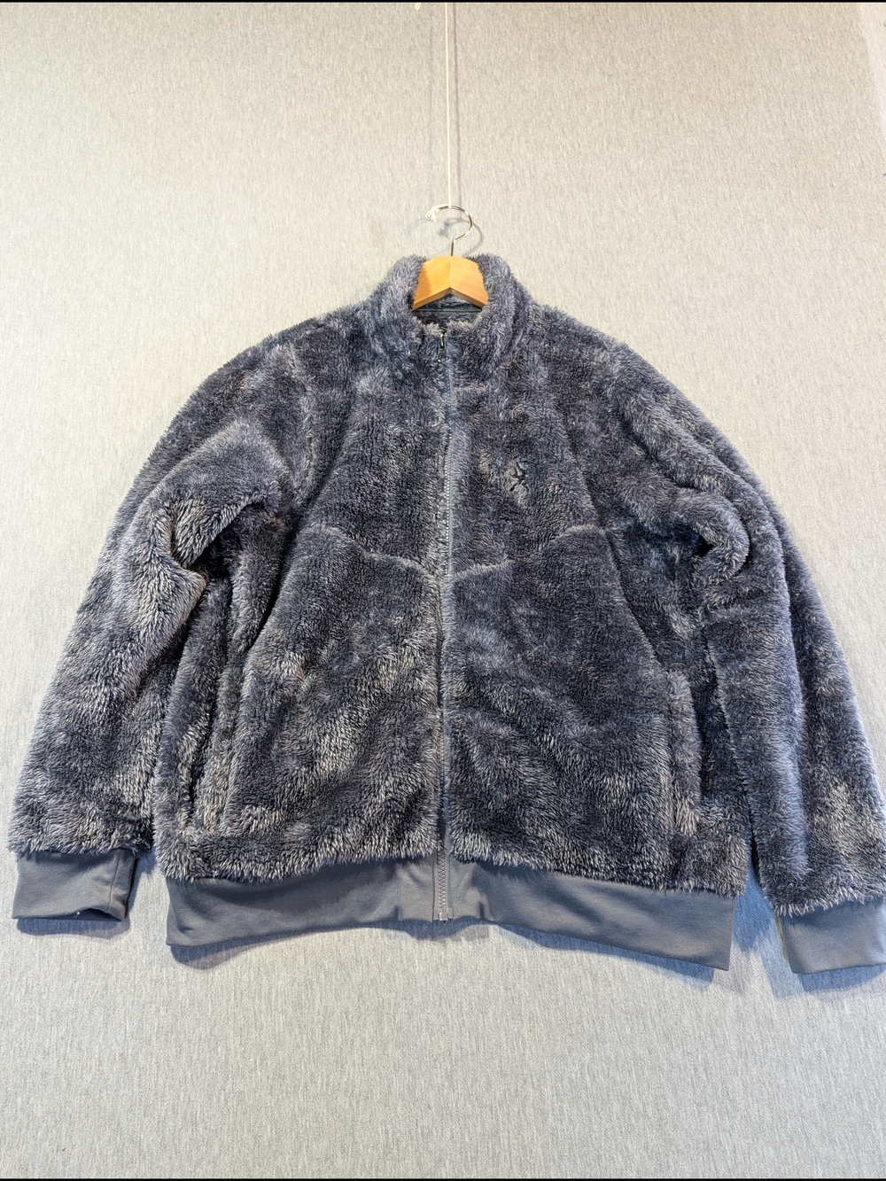 Browning Gray Faux Fur Zip-Up Jacket